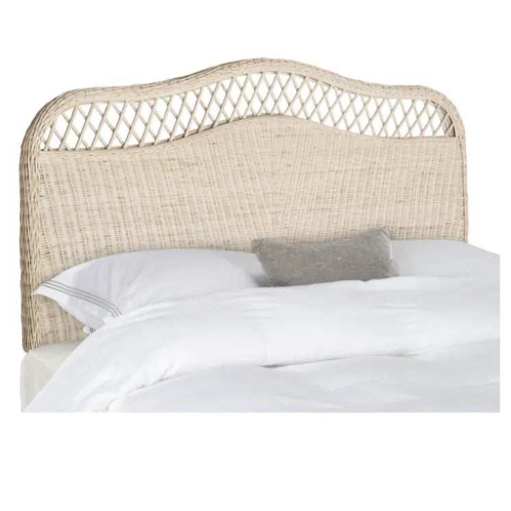 Sephina Rattan Headboard in White Washed
