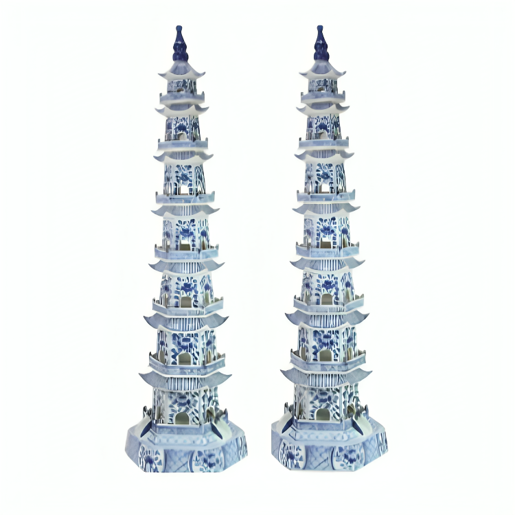 Grand Blue and White Pagoda