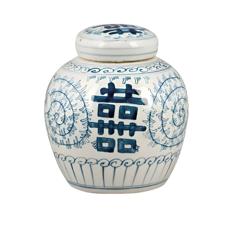 MINI DOUBLE HAPPINESS FLAT TOP JAR