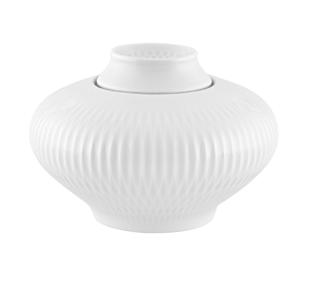 Utopia Porcelain Sugar Box in White