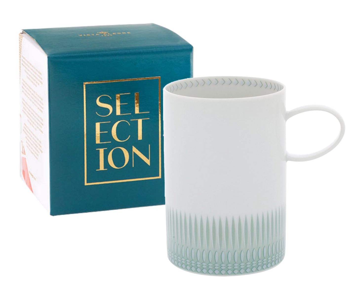 Venezia Porcelain Mug in White