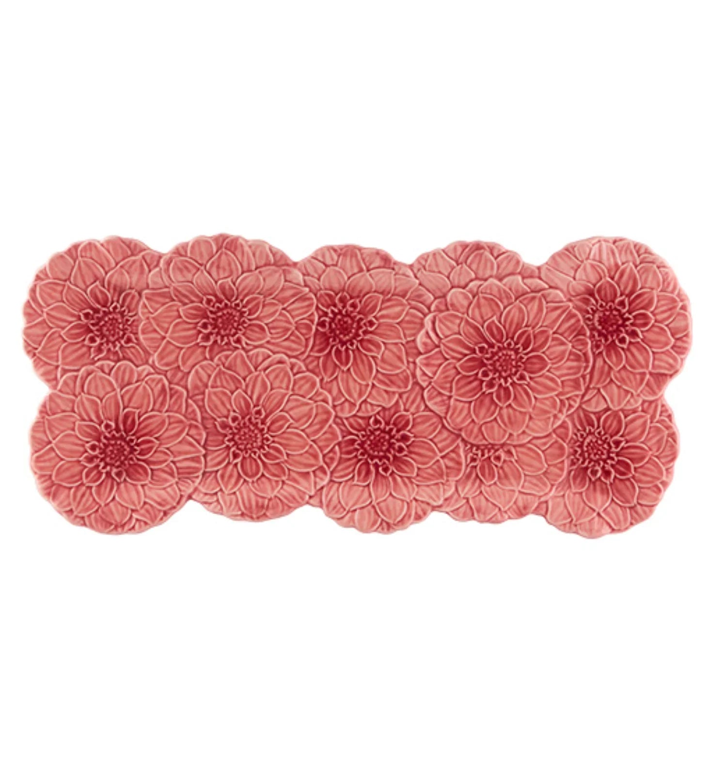 Maria Flor Earthenware Tart Tray in Pink - The Mayfair Hall