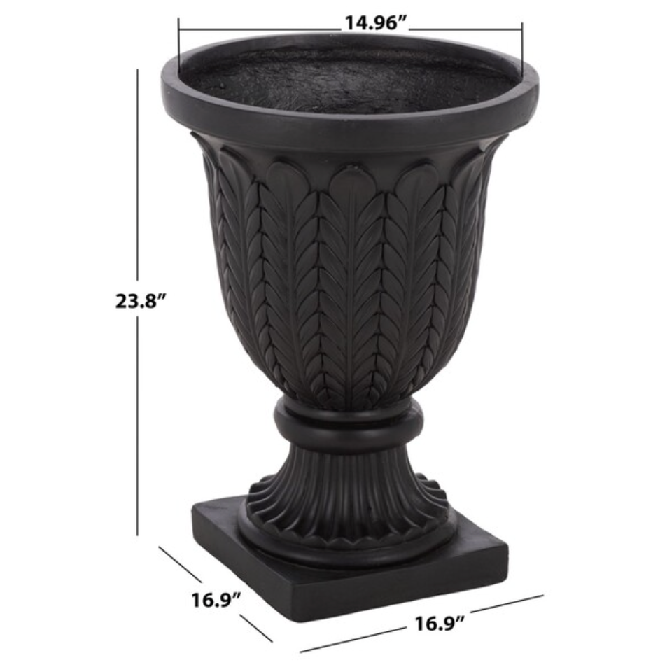Apollo Outdoor Planter Pot in Black