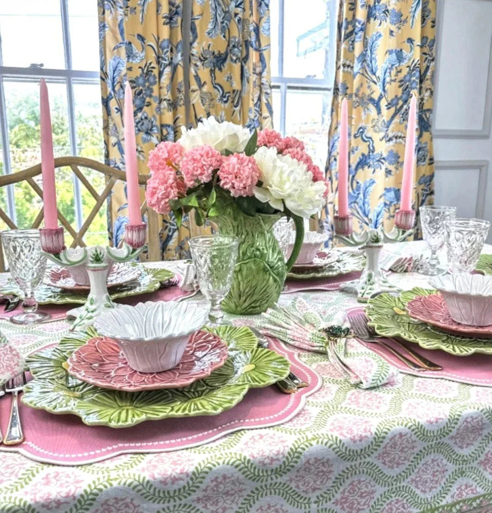 Charlotte Placemat - Pink (Set of 4) - The Mayfair Hall