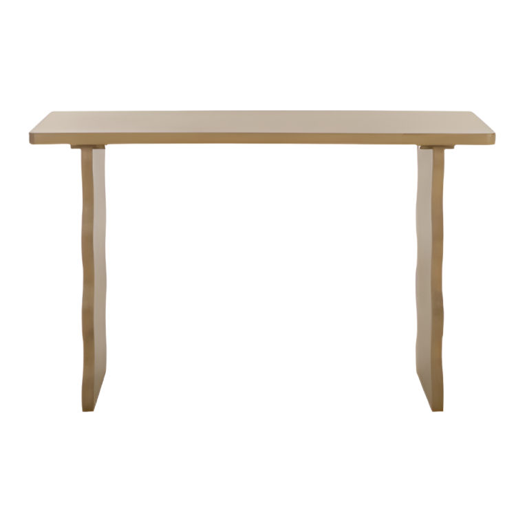 Preslyn Wood Console Table in Desert Brown