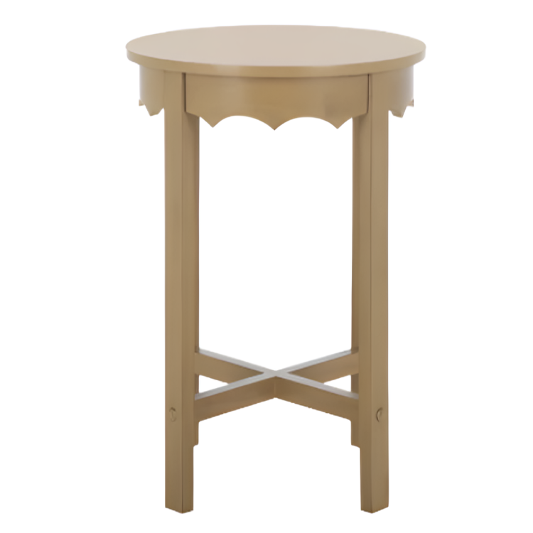 Seraphina Wood Accent Table in Desert Brown