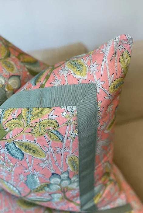 Abigail Pillow in Coral - The Mayfair Hall