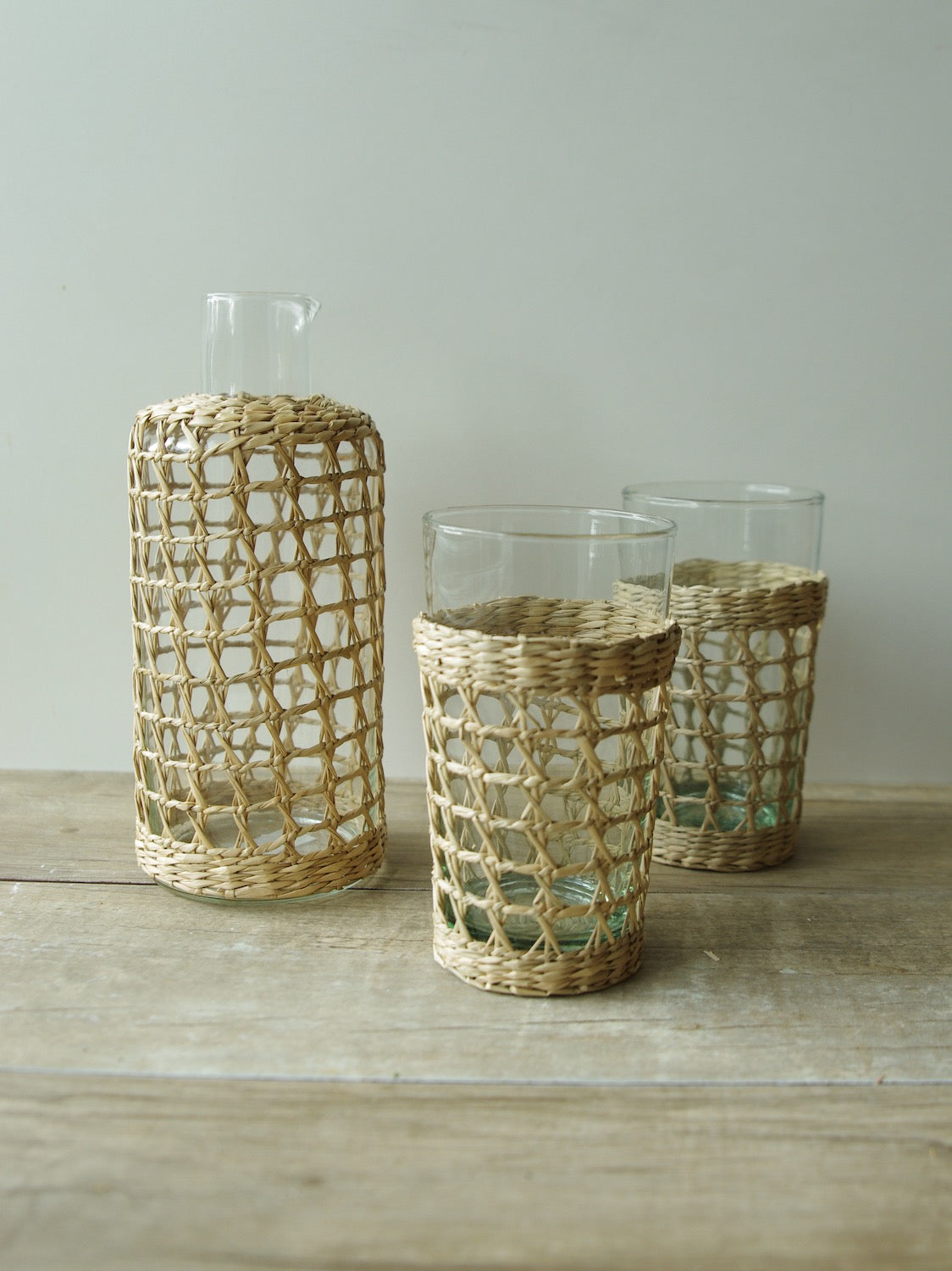 Seagrass Large Cage Carafe
