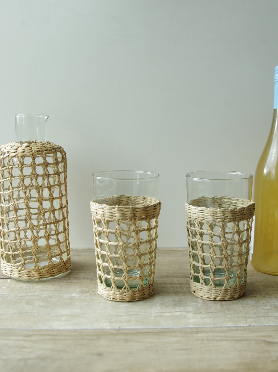 Seagrass Large Cage Carafe
