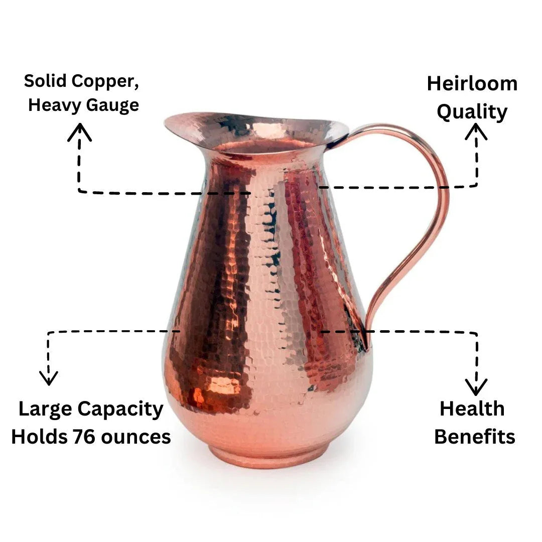 Bisotun Copper Water Pitcher - The Mayfair Hall