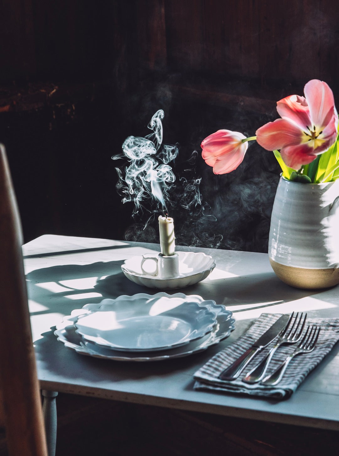 Cottage Candlestick