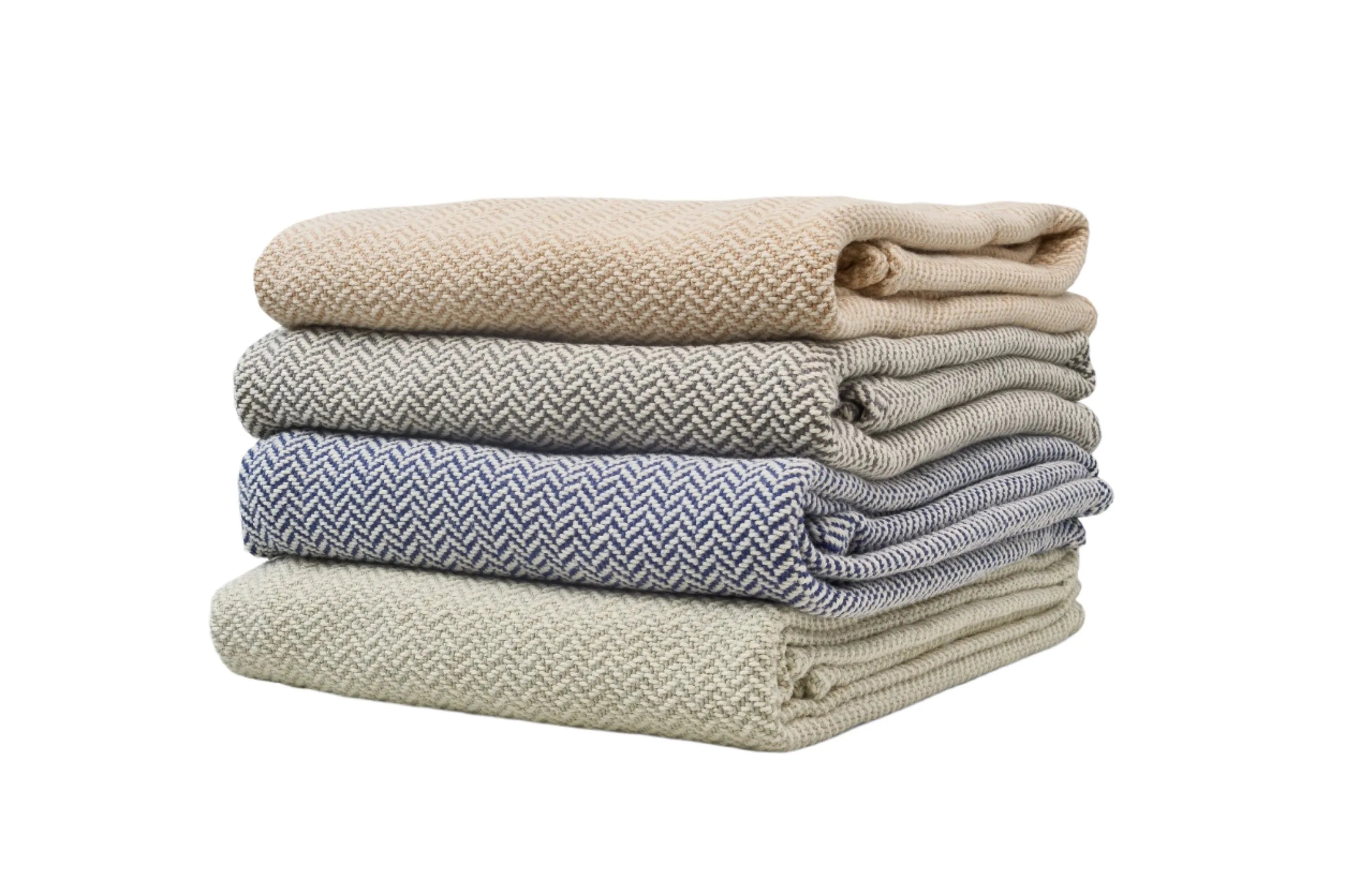 Herringbone Weave Cotton Blanket