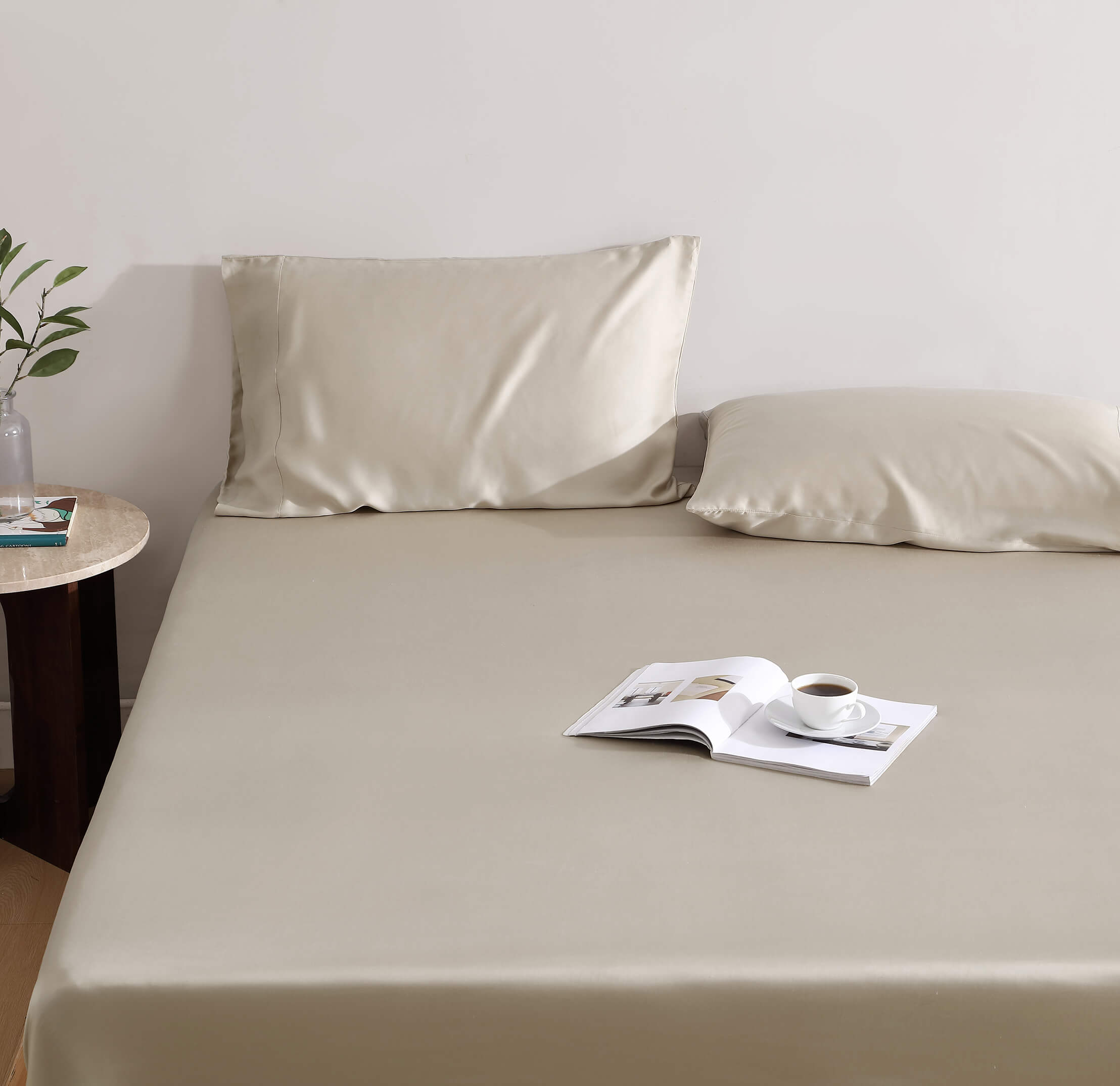 Silky Lyocell Fitted Sheet Set