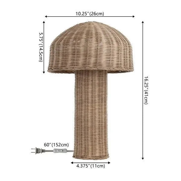Safavieh Mikayla Wicker Table Lamp