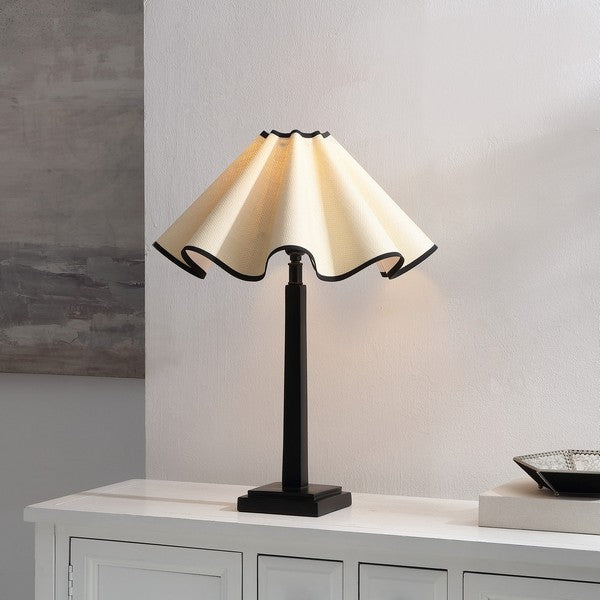 Monika Table Lamp in Black and Natural