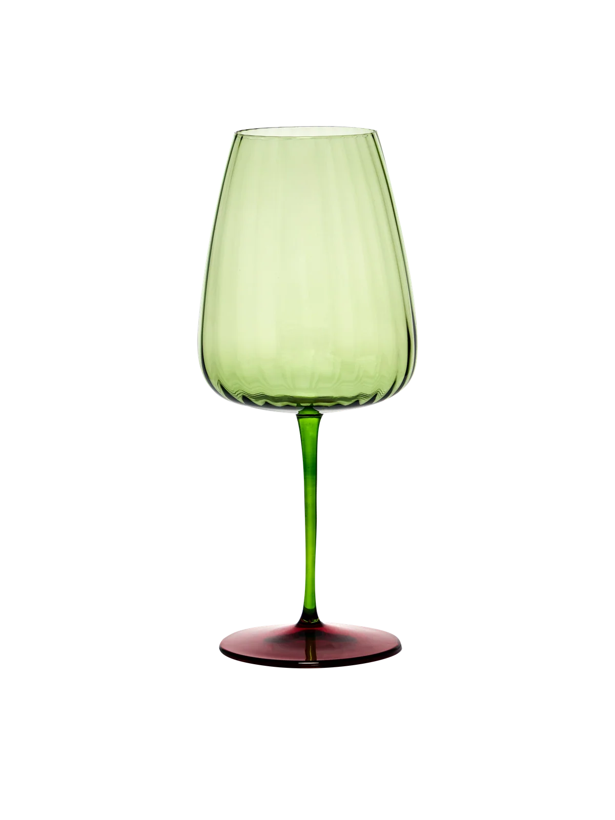 Water Glass Positano Green