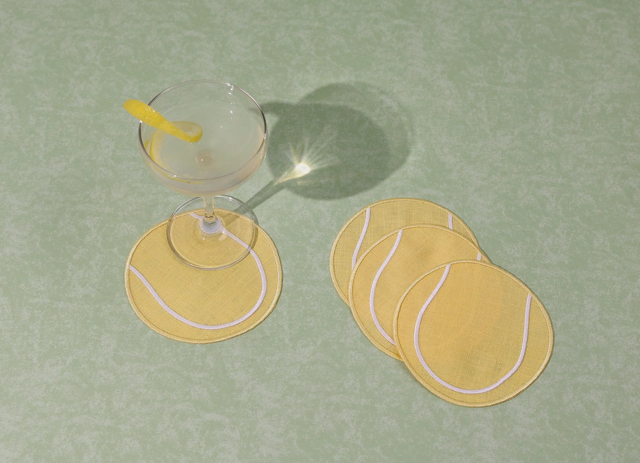 Tennis Ball Cocktail Napkins - The Mayfair Hall