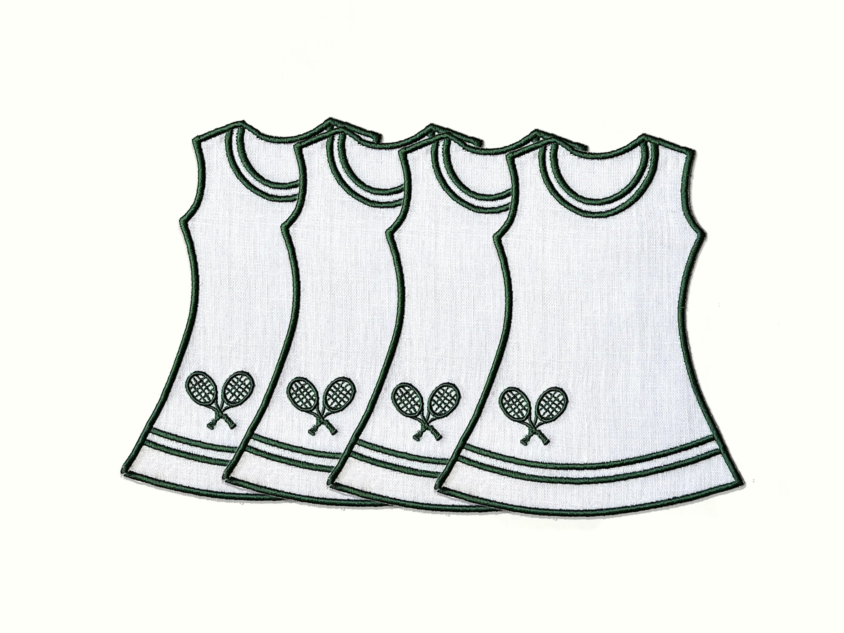 Tennis Dress Cocktail Napkins - The Mayfair Hall