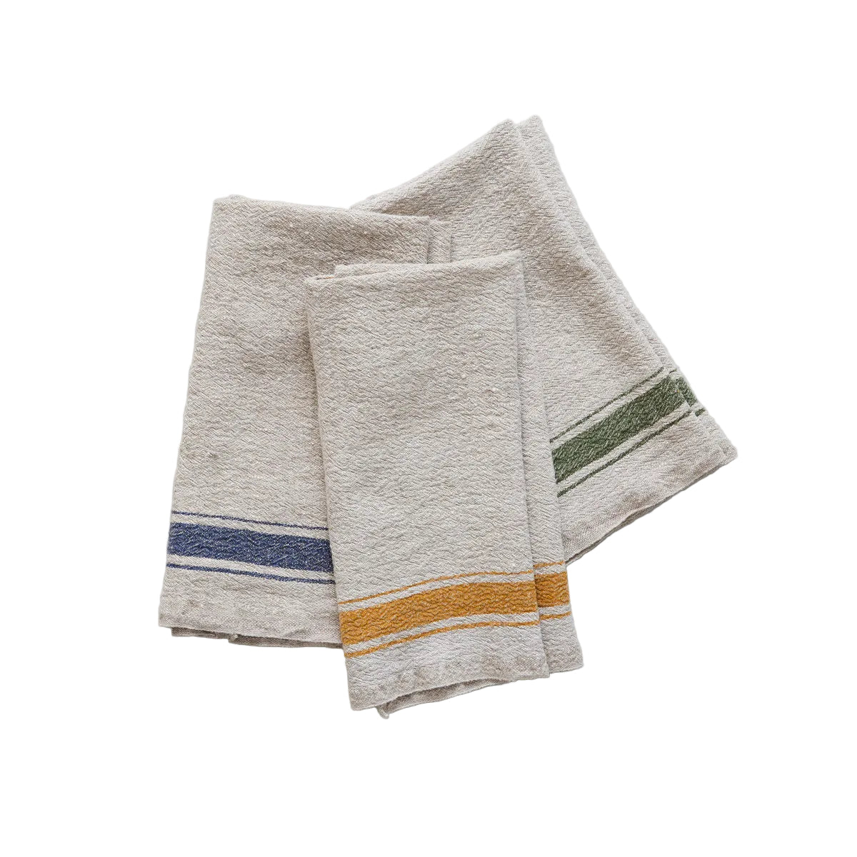 Vintage Stripe Linen Tea Towel