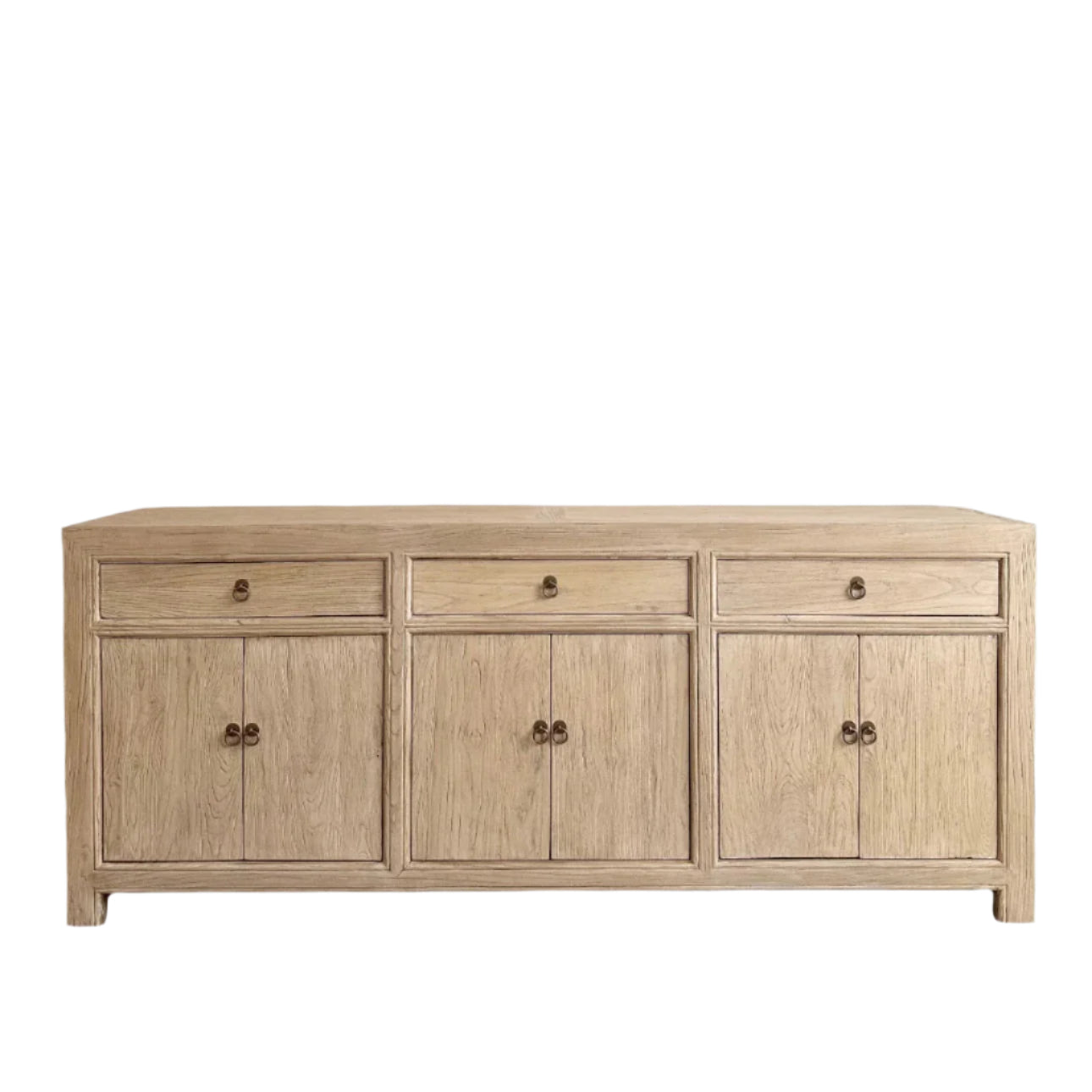 Three Drawer Elm Sideboard