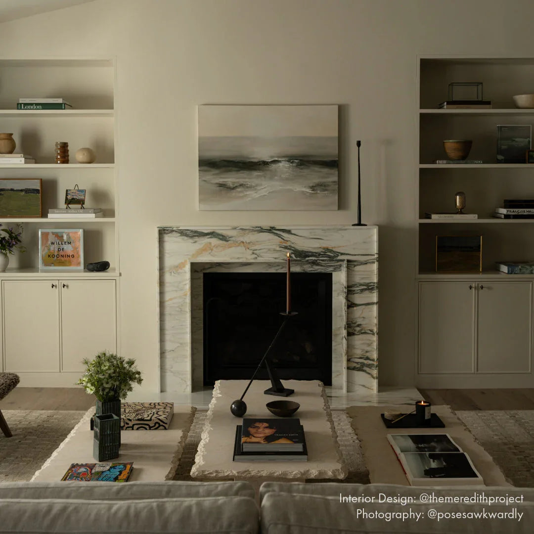 Sofita Marble Coffee Table - Low - The Mayfair Hall