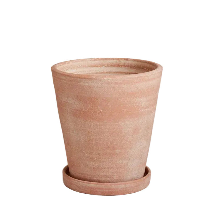 Whitewash Terracotta Studio Planter - The Mayfair Hall