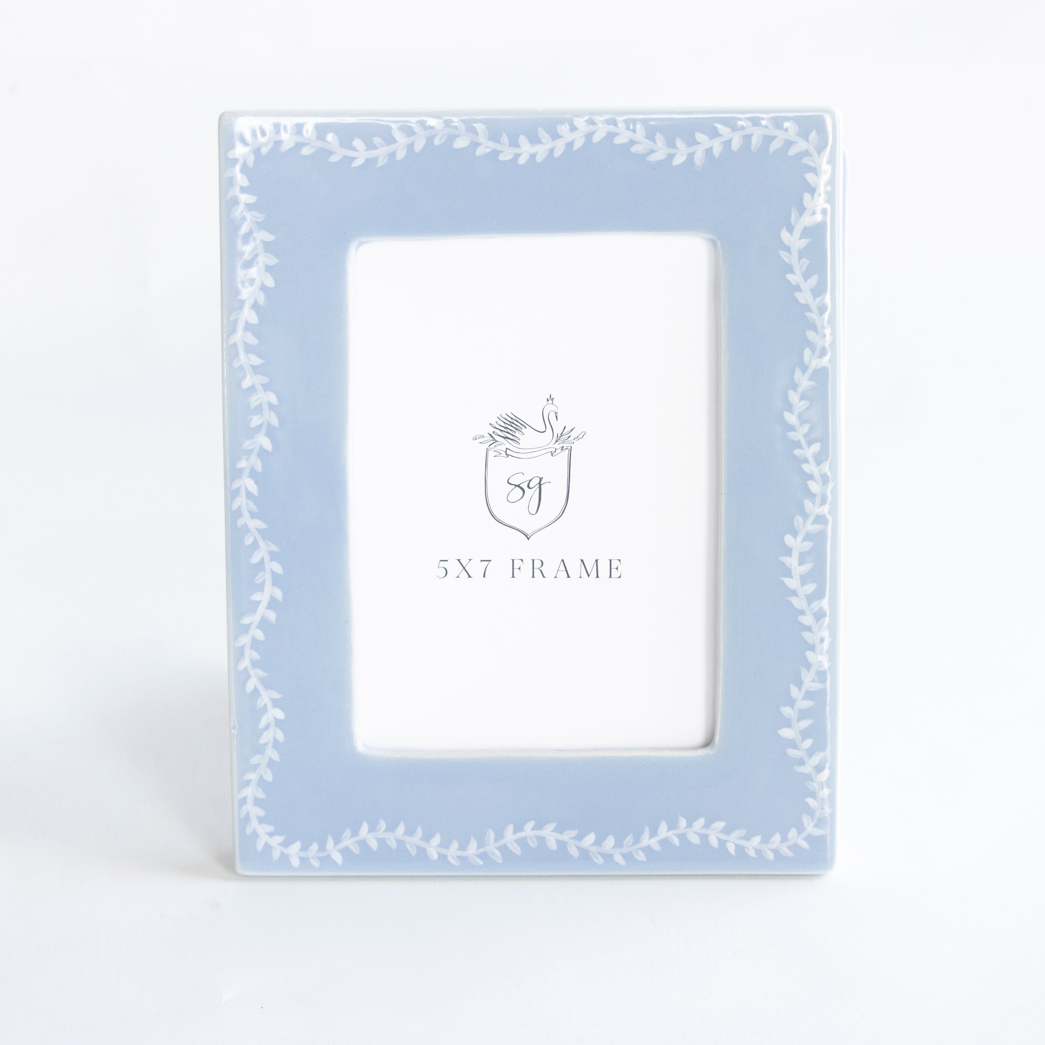 Customizable Laurel Wreath Picture Frame