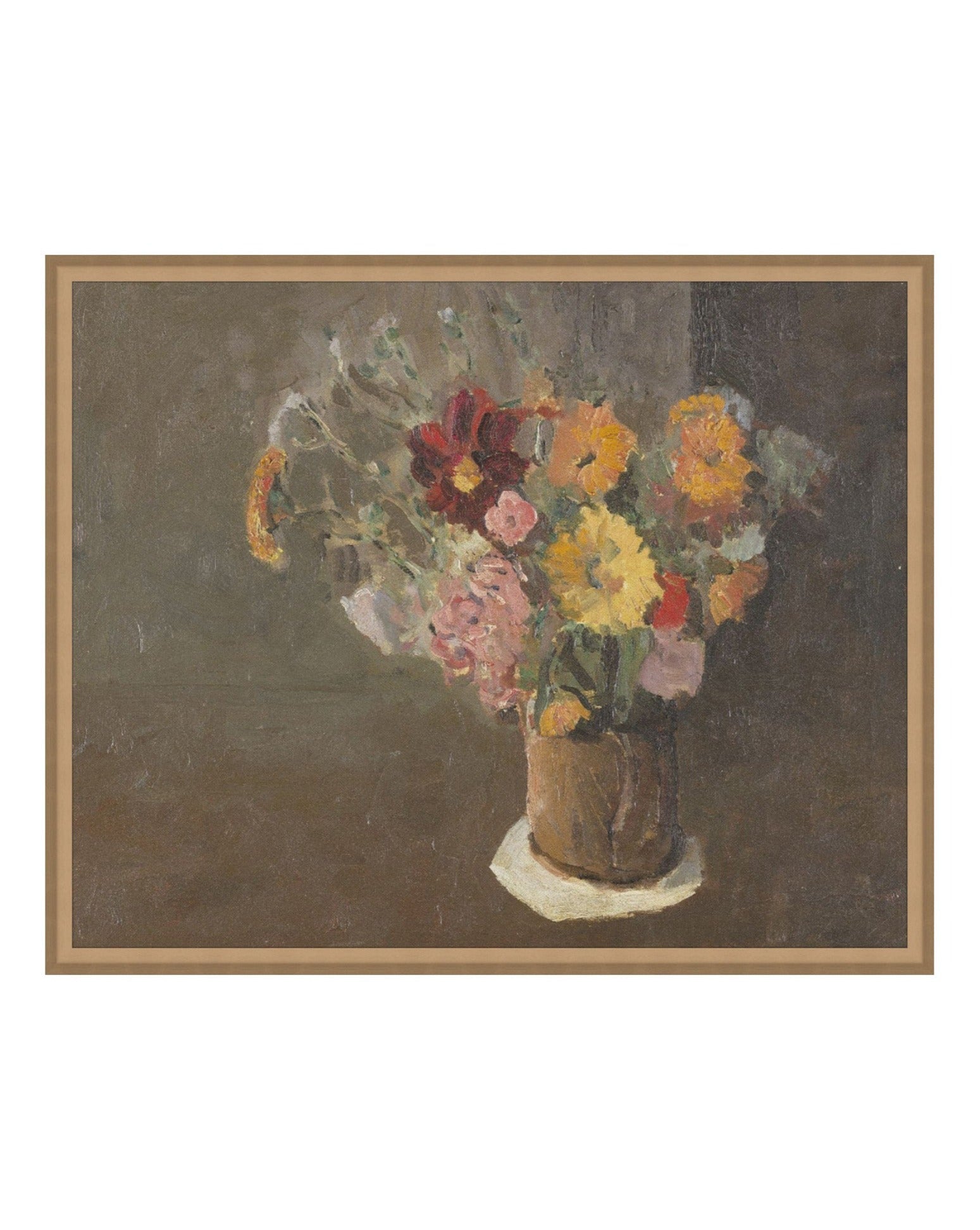 Vintage Vase of Flowers II