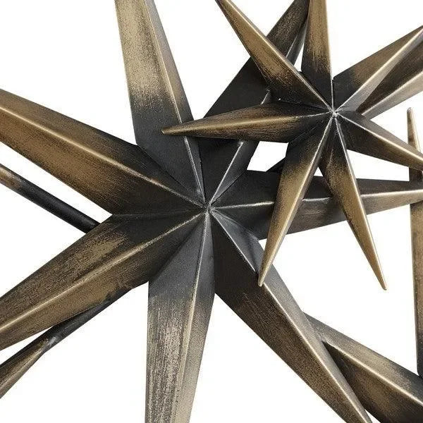 Jakob Metal Wall Decor in Bronze - The Mayfair Hall