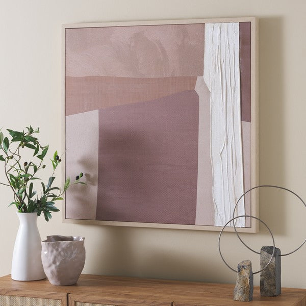 Boardwalk Dunes Framed Mixed Media Art