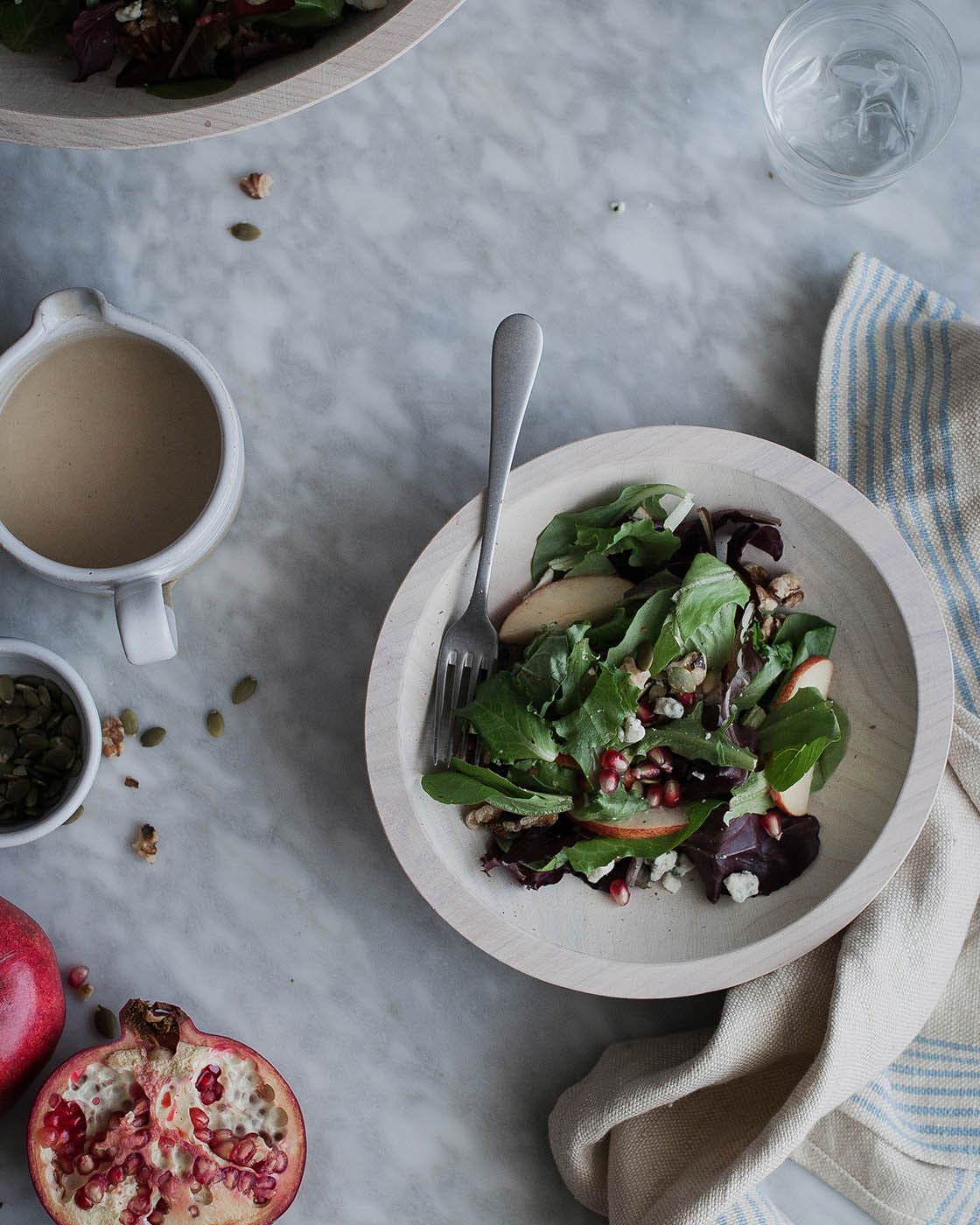 Crafted Wooden Bowls - White