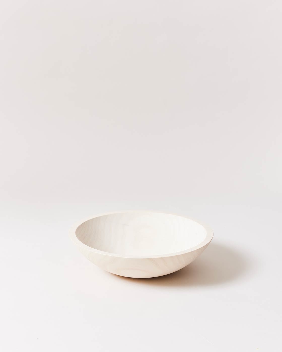 Crafted Wooden Bowls - White
