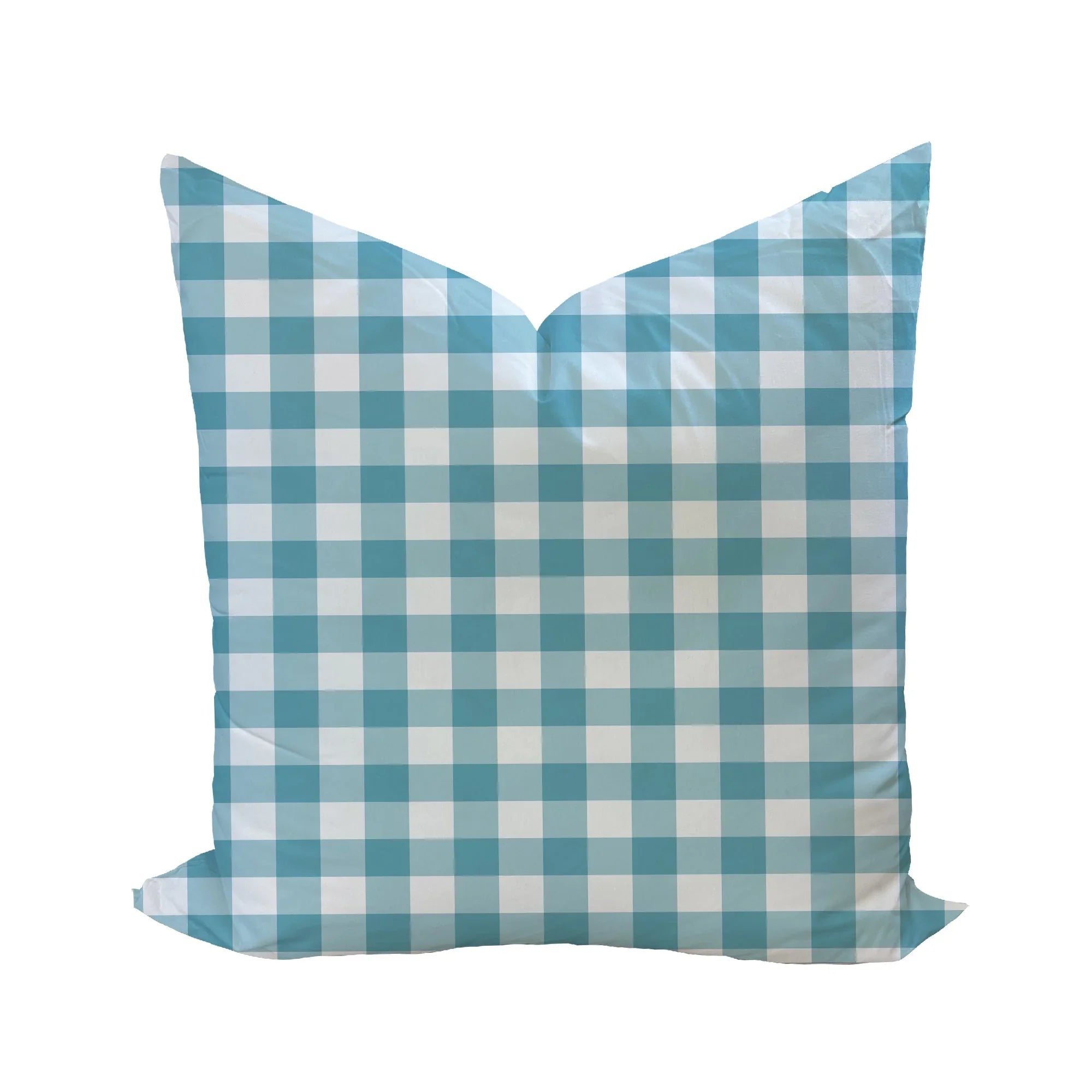 Iva Check Pillow in Storm - The Mayfair Hall