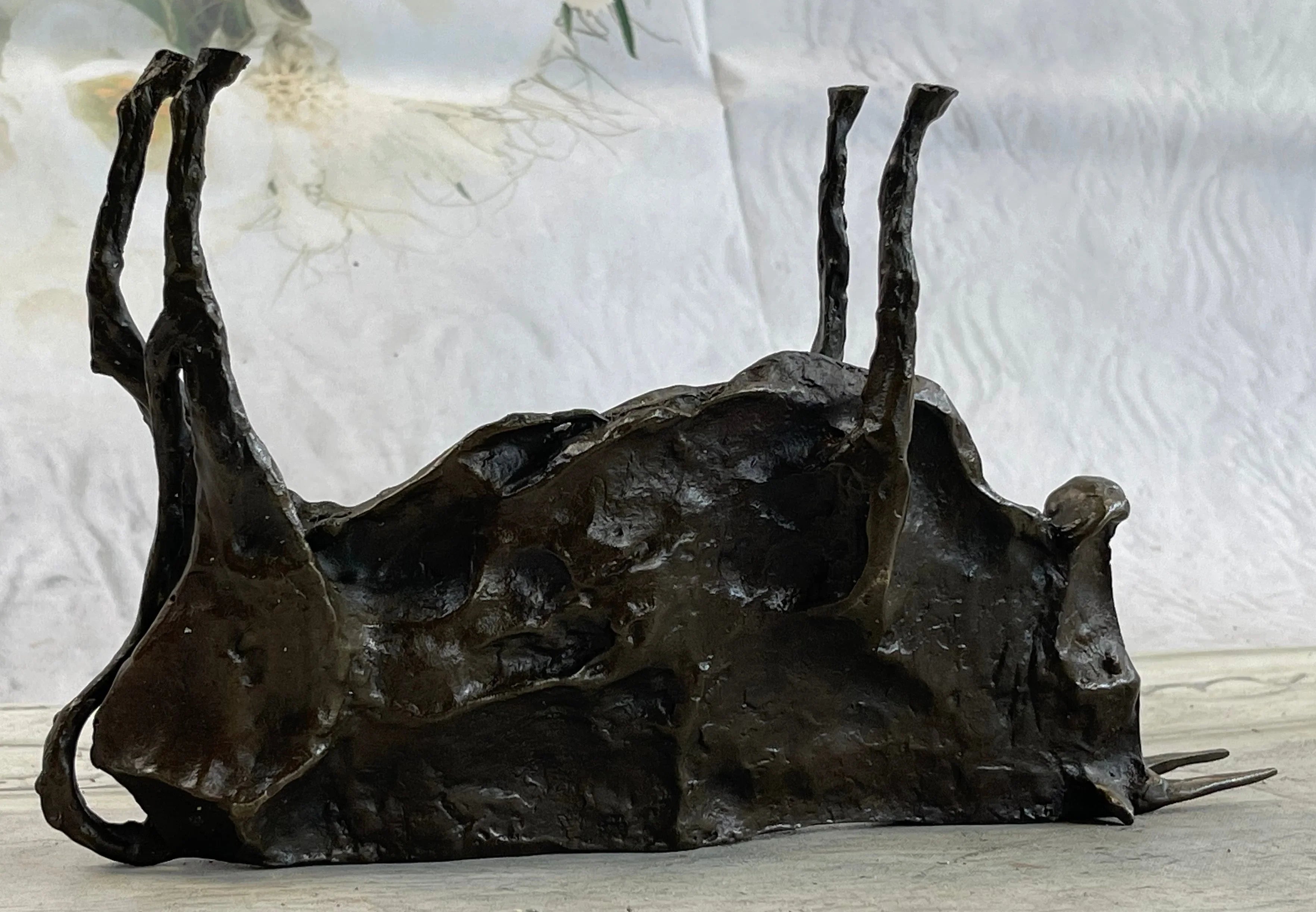 Picasso Bronze Bull Sculpture Figurine Abstract Cubism Figurine Figure Art 6" x 10" - The Mayfair Hall