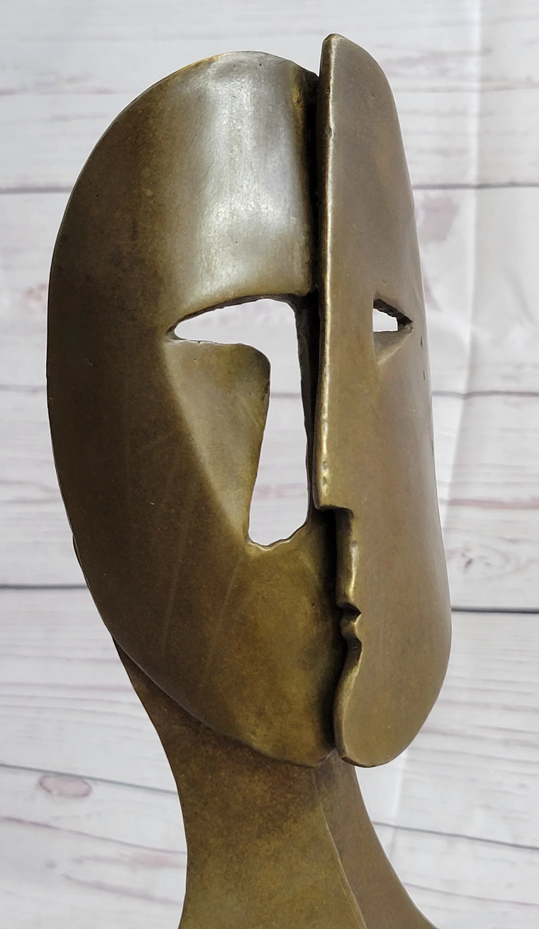 Pablo Picasso Two Faces Mask Modern Art Cubism Statue Sculpture Decor 11" x 6" - The Mayfair Hall