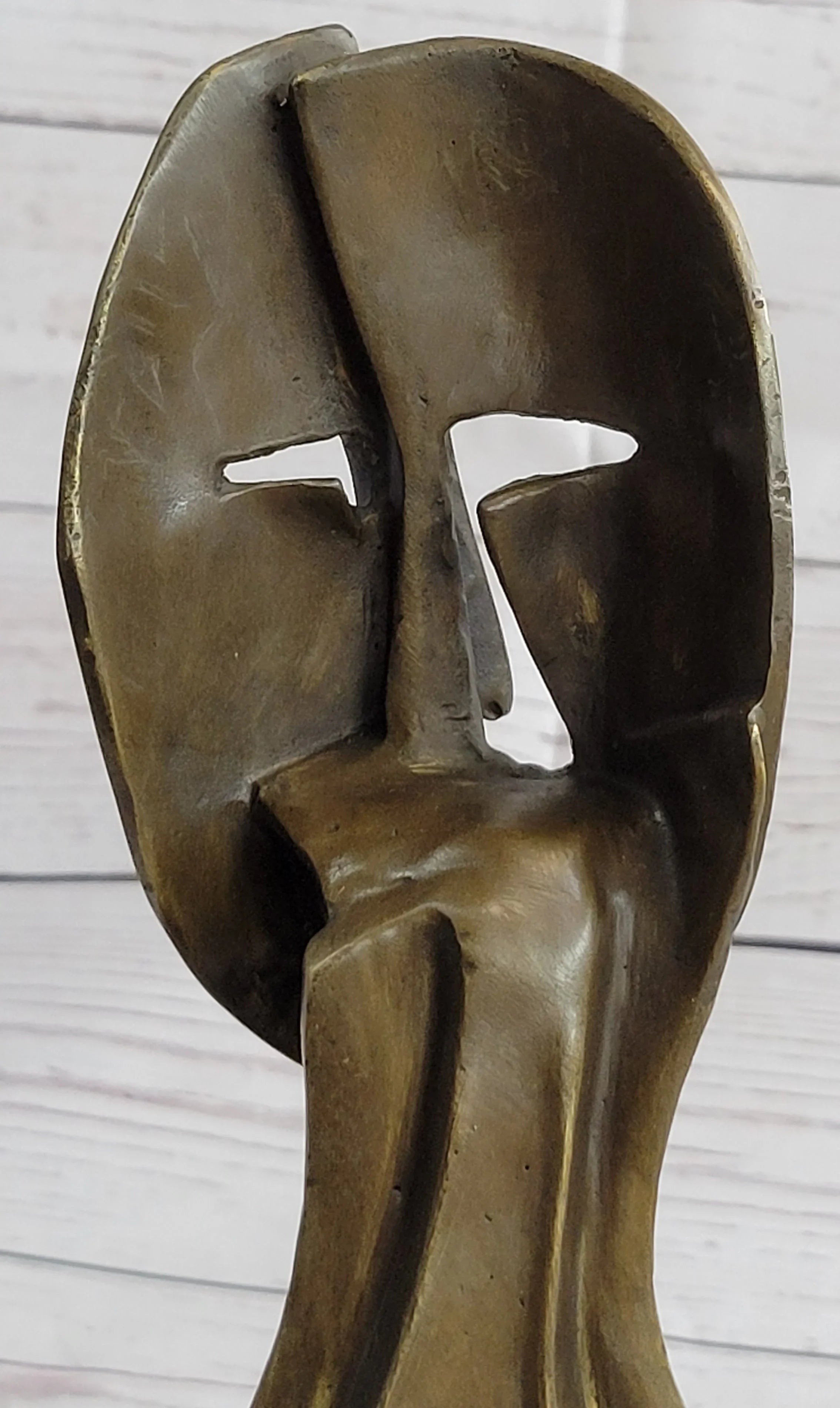 Pablo Picasso Two Faces Mask Modern Art Cubism Statue Sculpture Decor 11" x 6" - The Mayfair Hall