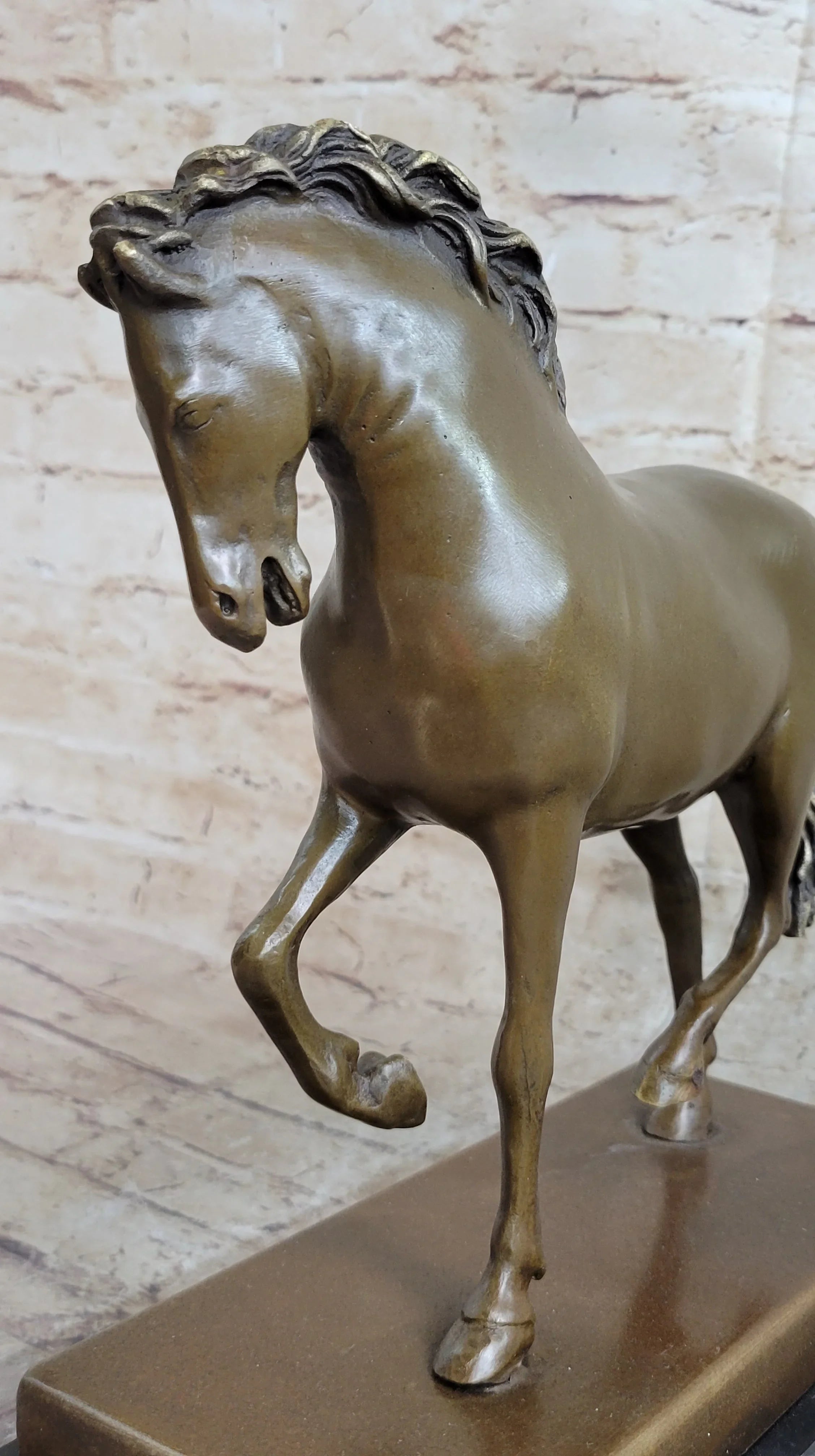 Tang Horse by Barye Art Deco Modern Bronze Sculpture Figurine Hot Cast Statue - The Mayfair Hall