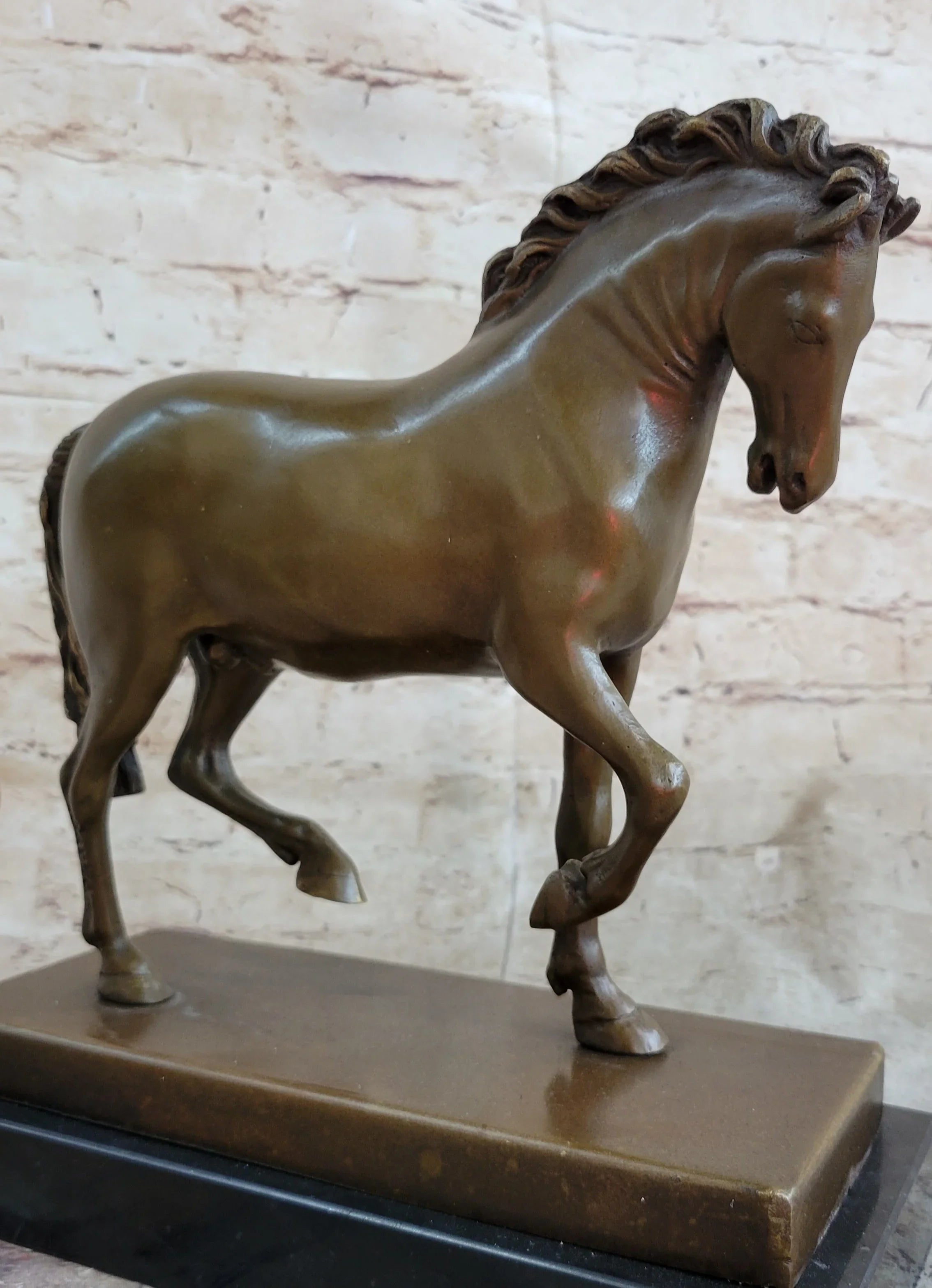 Tang Horse by Barye Art Deco Modern Bronze Sculpture Figurine Hot Cast Statue - The Mayfair Hall