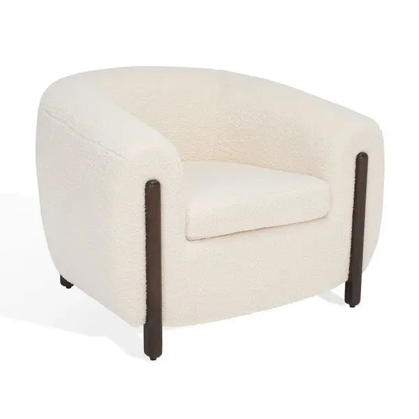 Westley Ivory Barrel Back Accent Chair - The Mayfair Hall