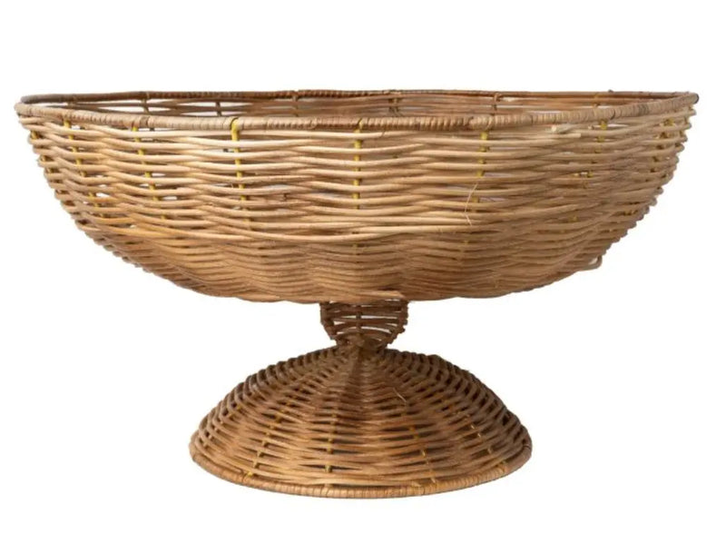 Wicker Centerpiece Bowl (2 Sizes) - The Mayfair Hall