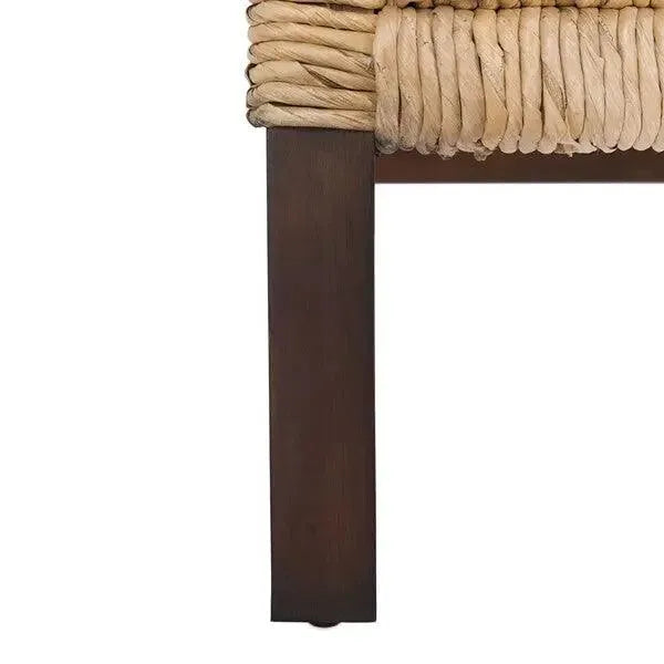 Willa Natural-Brown Woven Banana Stem King Bed - The Mayfair Hall