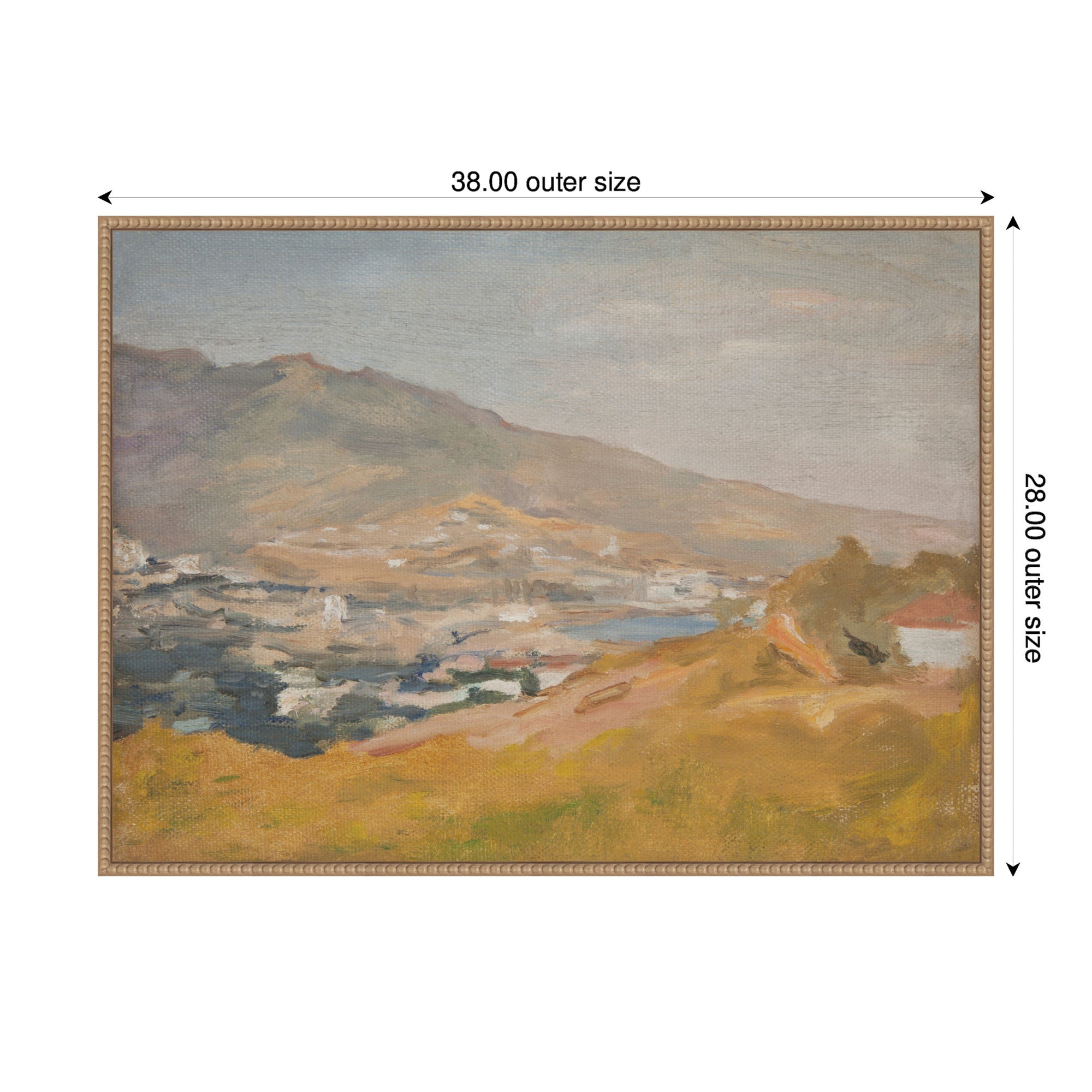 Yalta The Cycle From the Travel to the Crimea 1904 Jan Ciaglinski by Nostalgia Prints Framed Canvas Wall Art Print