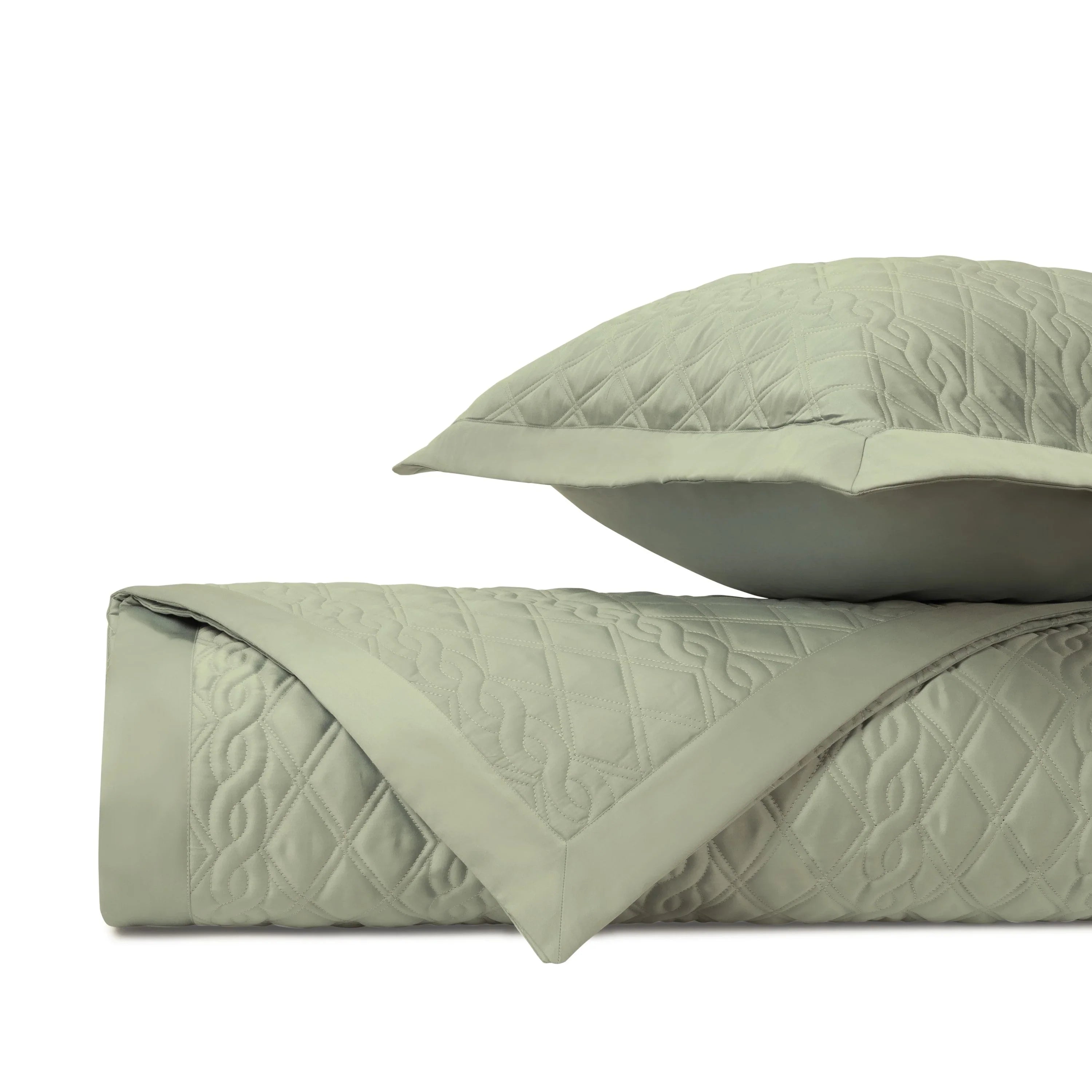 Abbey Quilted Coverlet Set - The Mayfair Hall