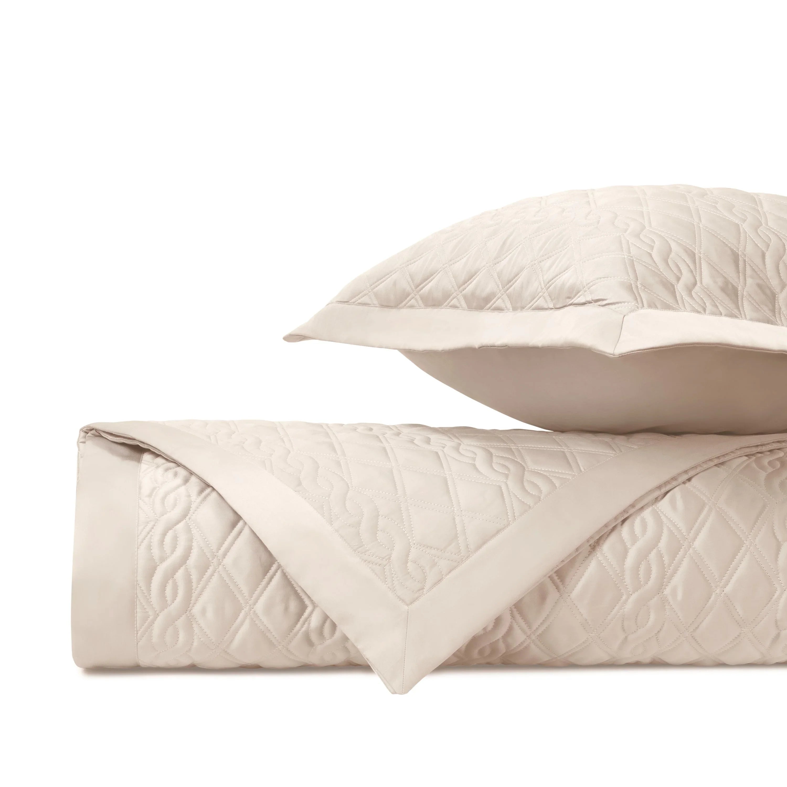 Abbey Quilted Coverlet Set - The Mayfair Hall