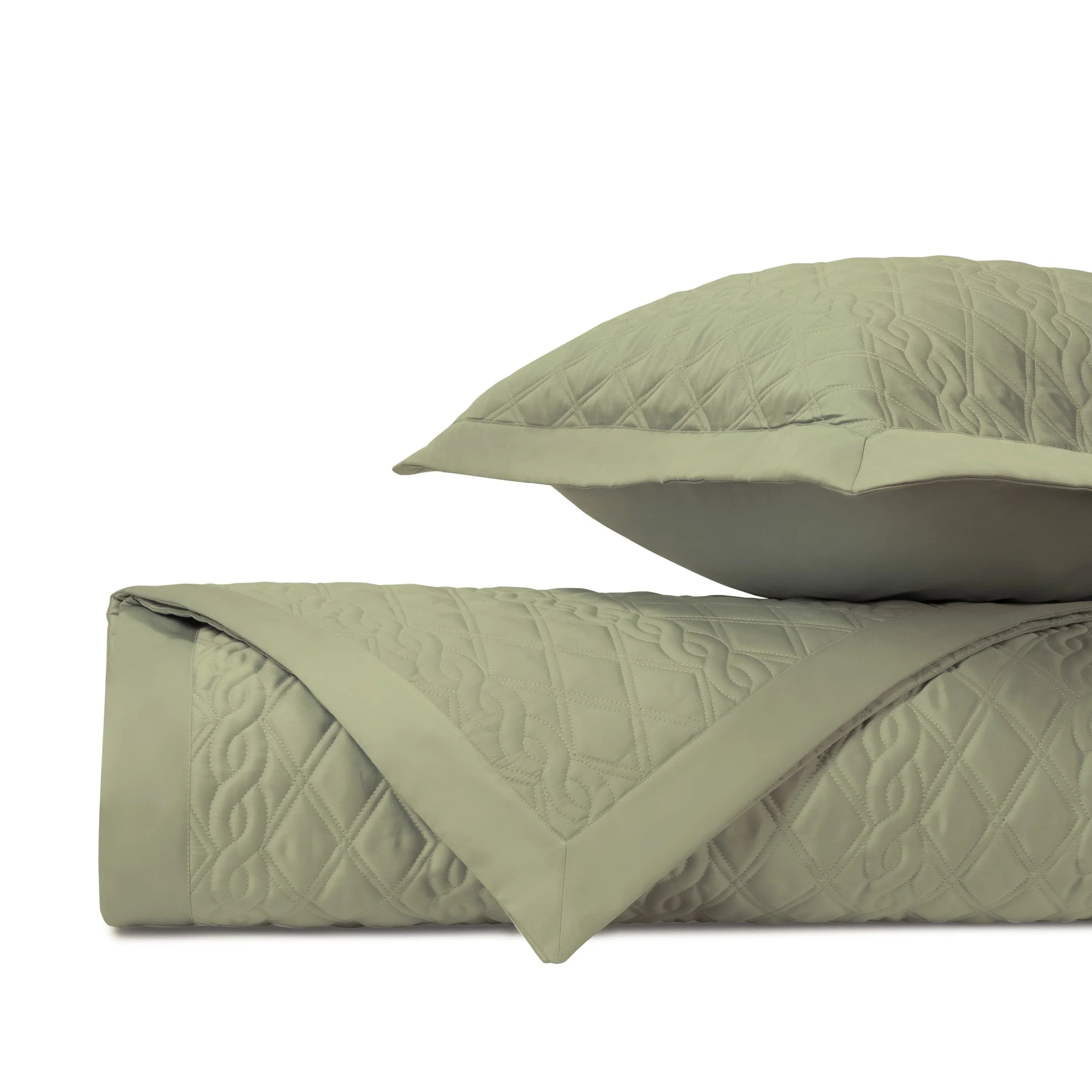 Abbey Quilted Coverlet Set - The Mayfair Hall