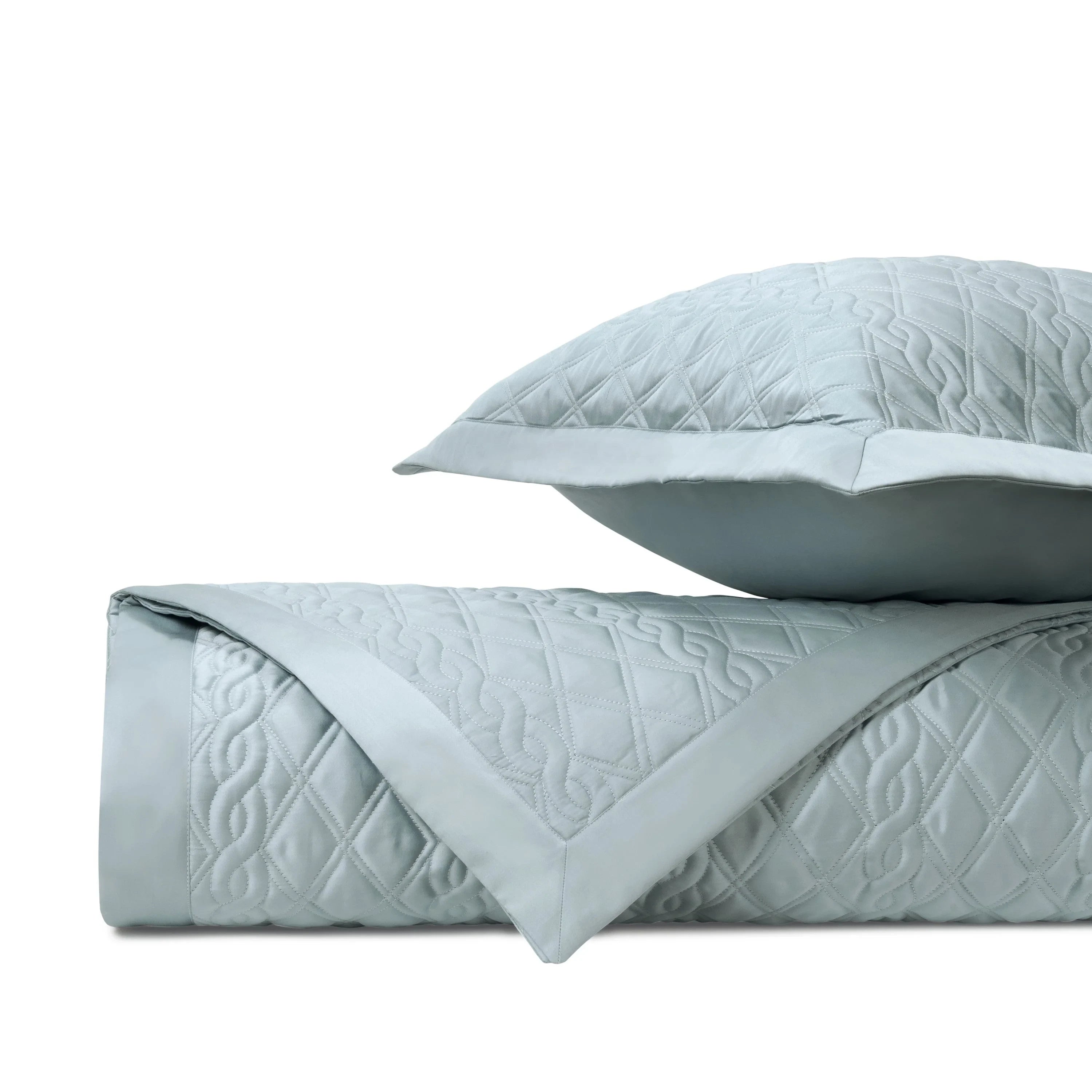 Abbey Quilted Coverlet (Euro) Set