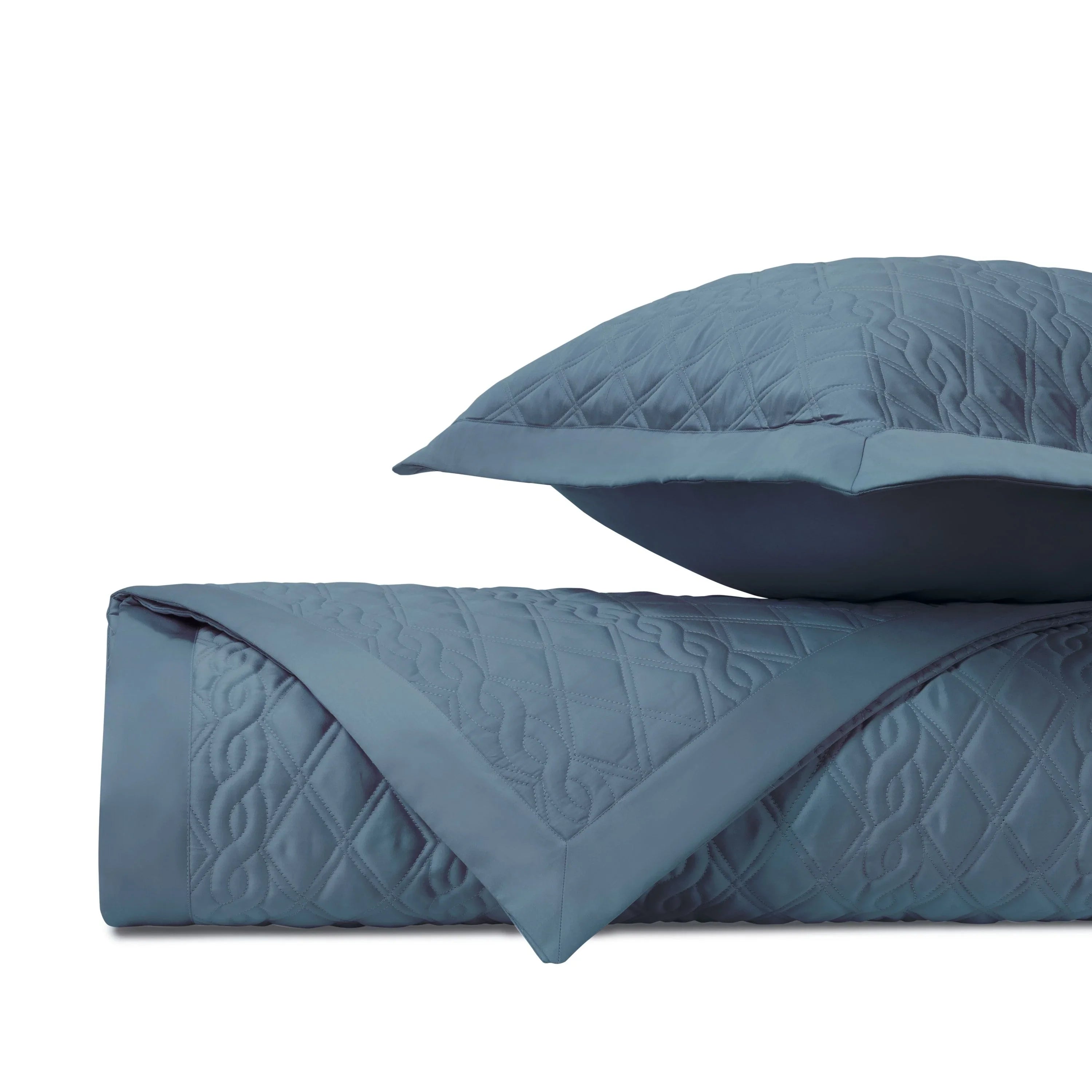 Abbey Quilted Coverlet Set - The Mayfair Hall