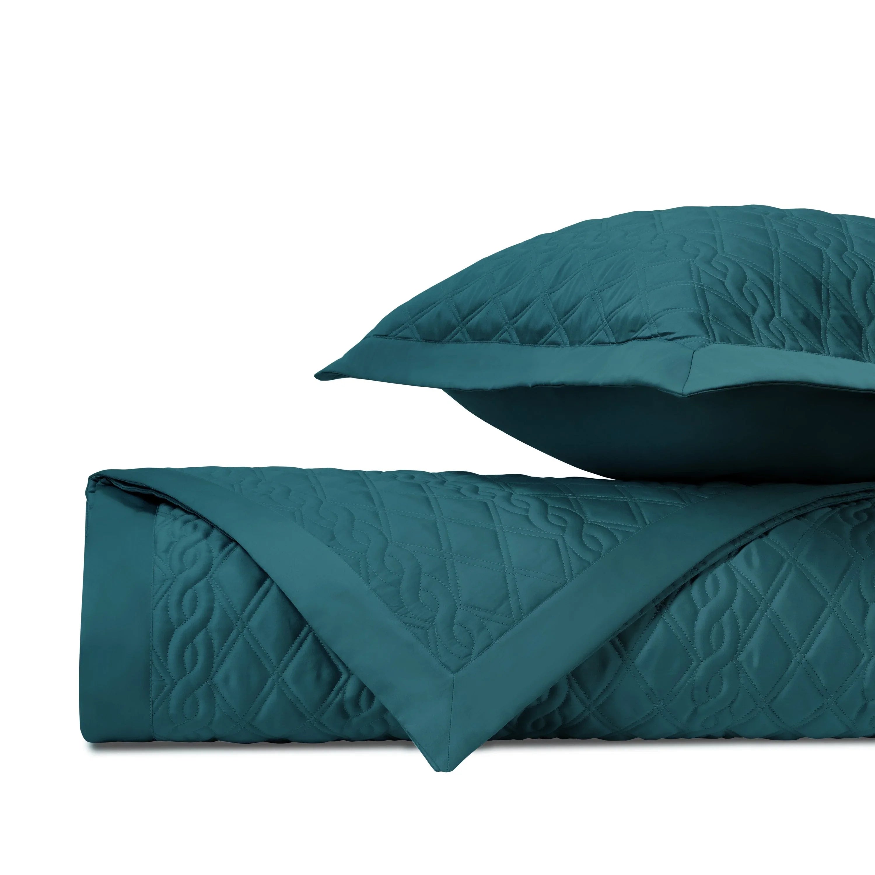 Abbey Quilted Coverlet Set - The Mayfair Hall