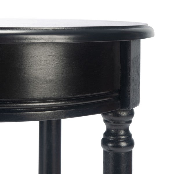 Tinsley Round Accent Table in Black