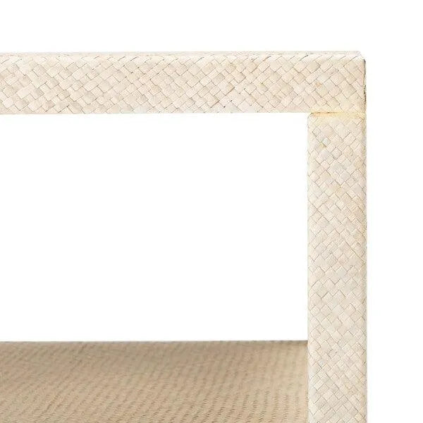 Safavieh Apis Raffia Light Natural 2 Shelf Accent Table